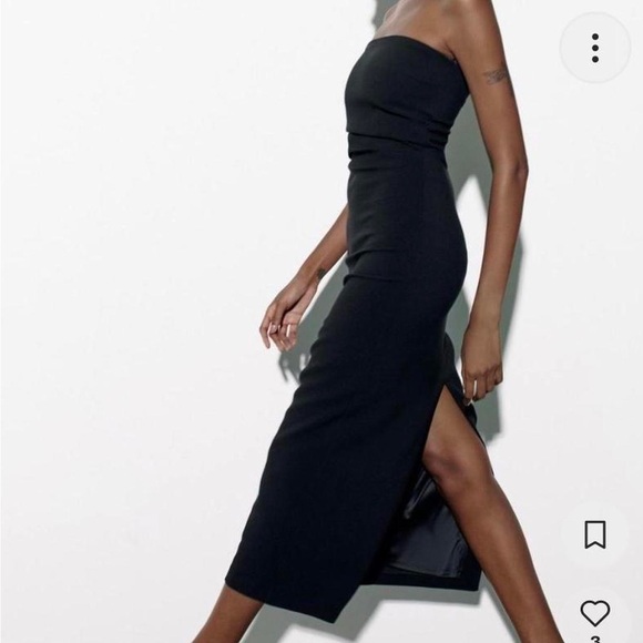 Zara Strapless MIDI Dress - Picture 3 of 8